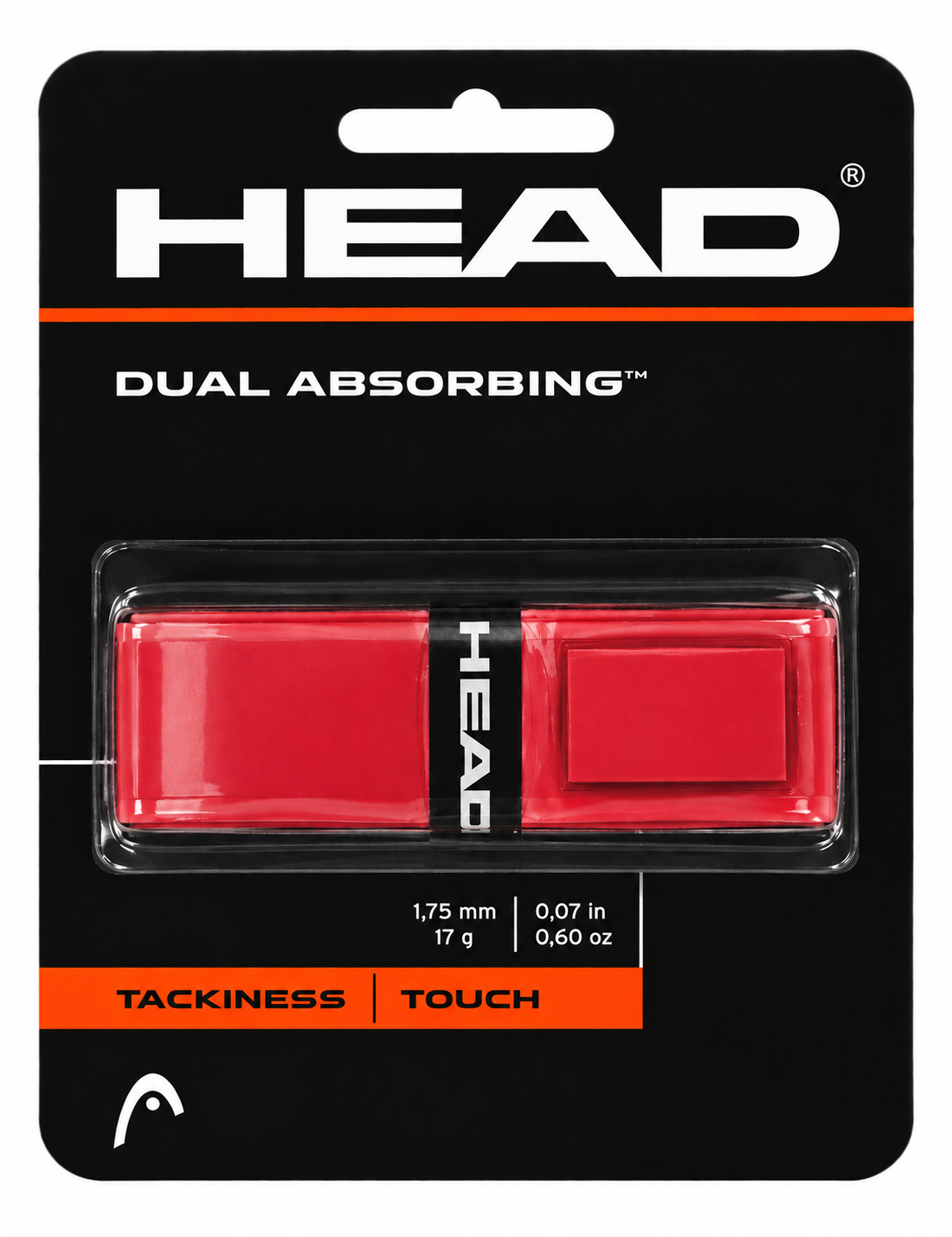 Cushion Grip Head Dual Absorbing - Vermelho